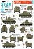 Star Decals 35-C1332 Tanks in Burma. British Sherman Mk V, Sherman Mk V AOP, M3 Lee, M7 Priest HMC. 1/35